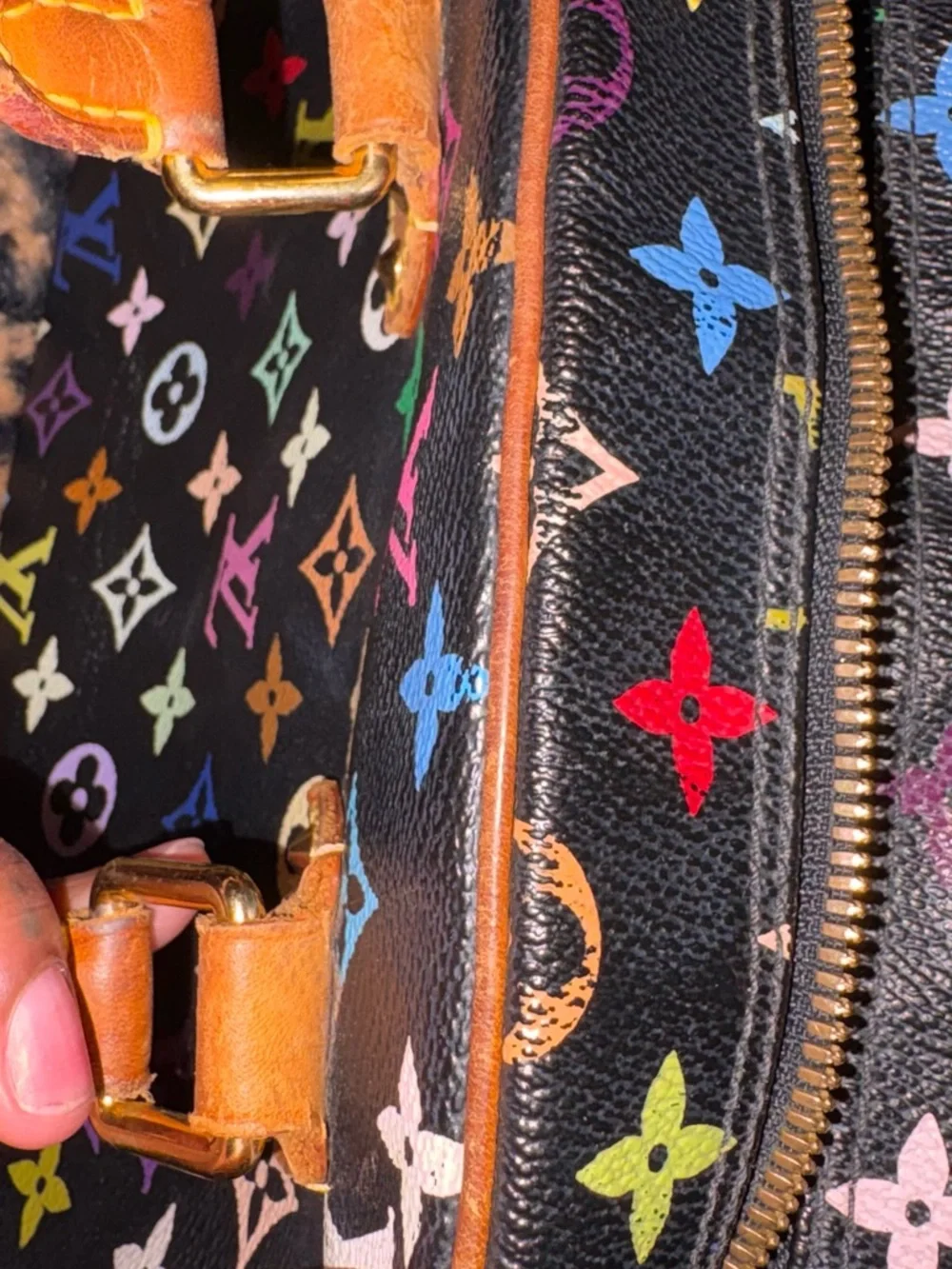 Louis Vuitton Black Multicolor Monogram Trouville - Picture 2 of 12